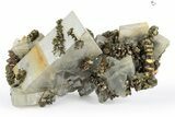 Glittering Marcasite Crystal Stalactites w/ Barite - Linwood Mine #246661-2